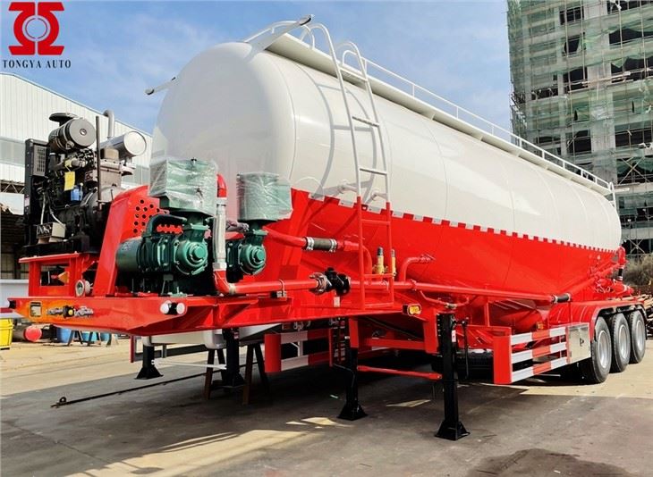 Tsement tankerining treyleri