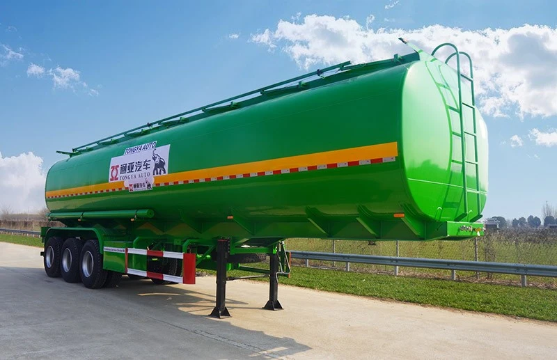3 o'qni ekish tanker semi treyleri