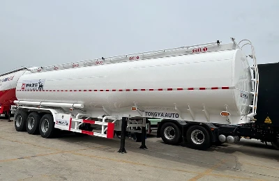 3 o'qni tekshirish uchun 3 o'q tanli tanker semi